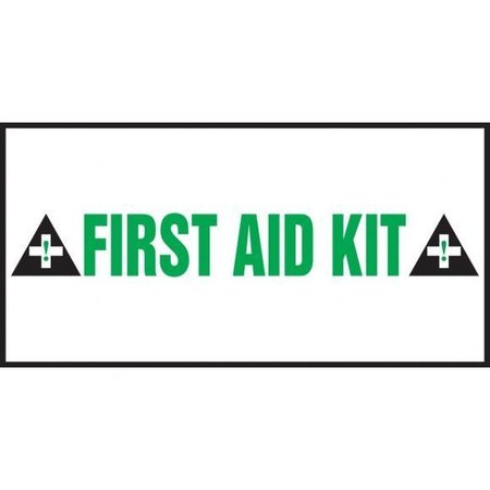 ACCUFORM SAFETY LABEL FIRST AID KIT 3 X 7 LFSD522VSP LFSD522VSP